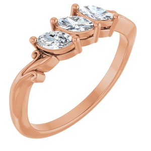 1/2 Ctw Marquise Lab-Grown Diamond Anniversary Band