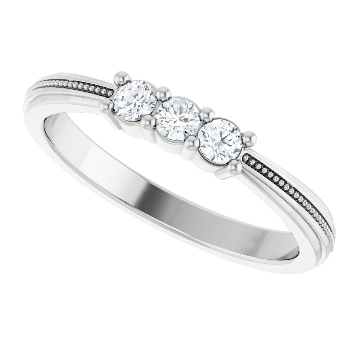1/5 Ctw Lab-Grown Diamond Anniversary Band - White Gold - Lab Grown Diamond