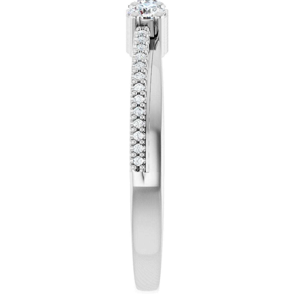 1/3 Ctw Lab-Grown Diamond Anniversary Band - White Gold - Lab Grown Diamond