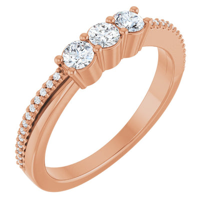1/3 Ctw Lab-Grown Diamond Anniversary Band