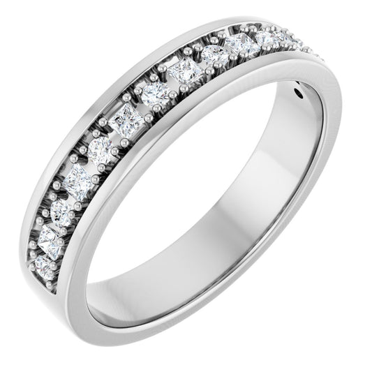 3/8 Ctw Square Lab-Grown Diamond Band