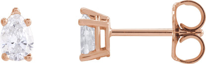 3/8 Ctw Lab Grown Diamond Tapered Basket Earrings