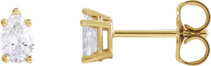 3/8 Ctw Lab Grown Diamond Tapered Basket Earrings - Lab Grown Diamond