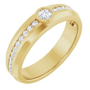 1/2 Ctw Lab-Grown Diamond Band