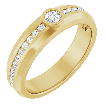 1/2 Ctw Lab-Grown Diamond Band