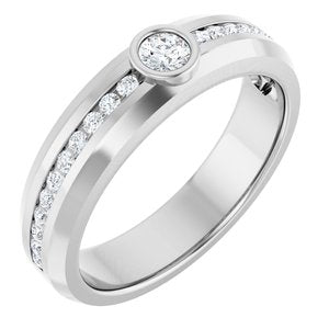 1/2 Ctw Lab-Grown Diamond Band