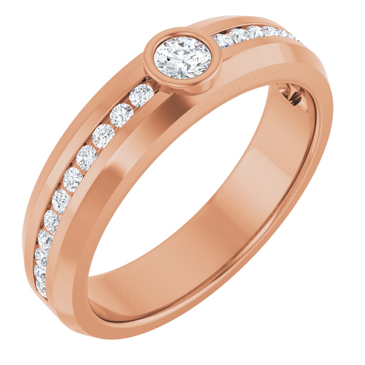 1/2 Ctw Lab-Grown Diamond Band