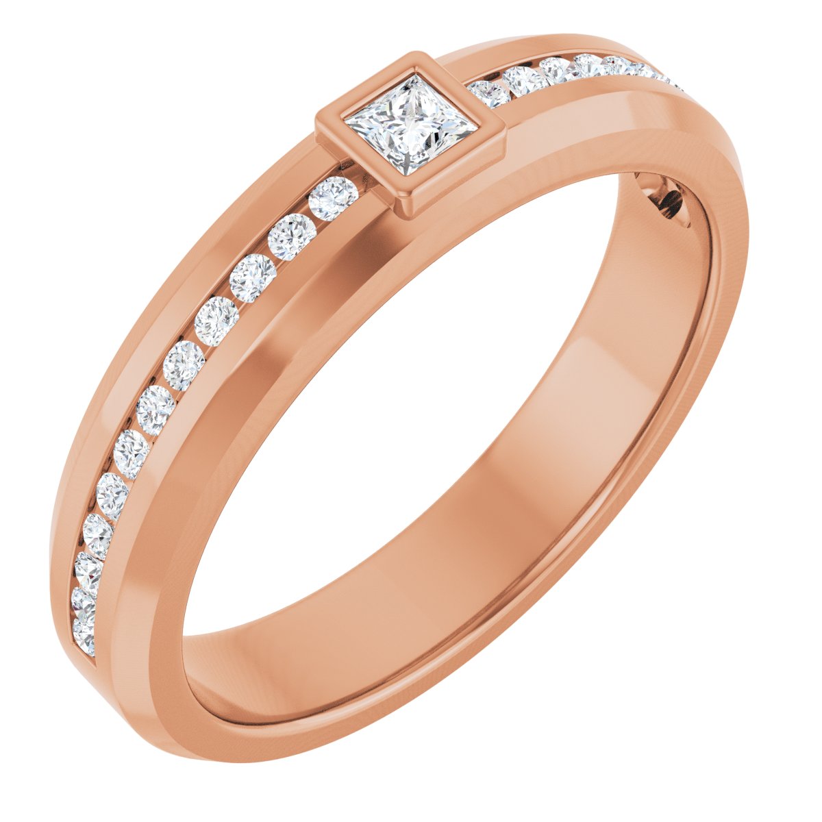 1/3 Ctw Square Lab-Grown Diamond Band