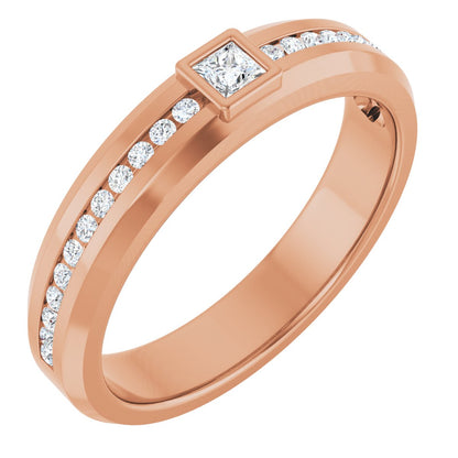 1/3 Ctw Square Lab-Grown Diamond Band