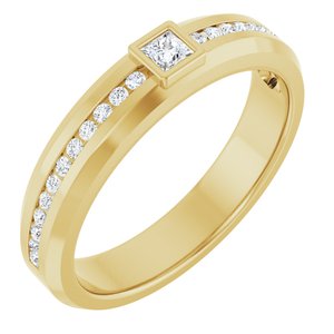 1/3 Ctw Square Lab-Grown Diamond Band