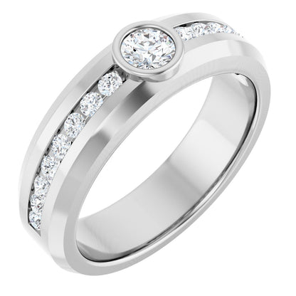 3/4 Ctw Lab-Grown Diamond Band
