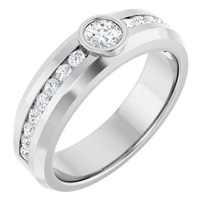 3/4 Ctw Lab-Grown Diamond Band