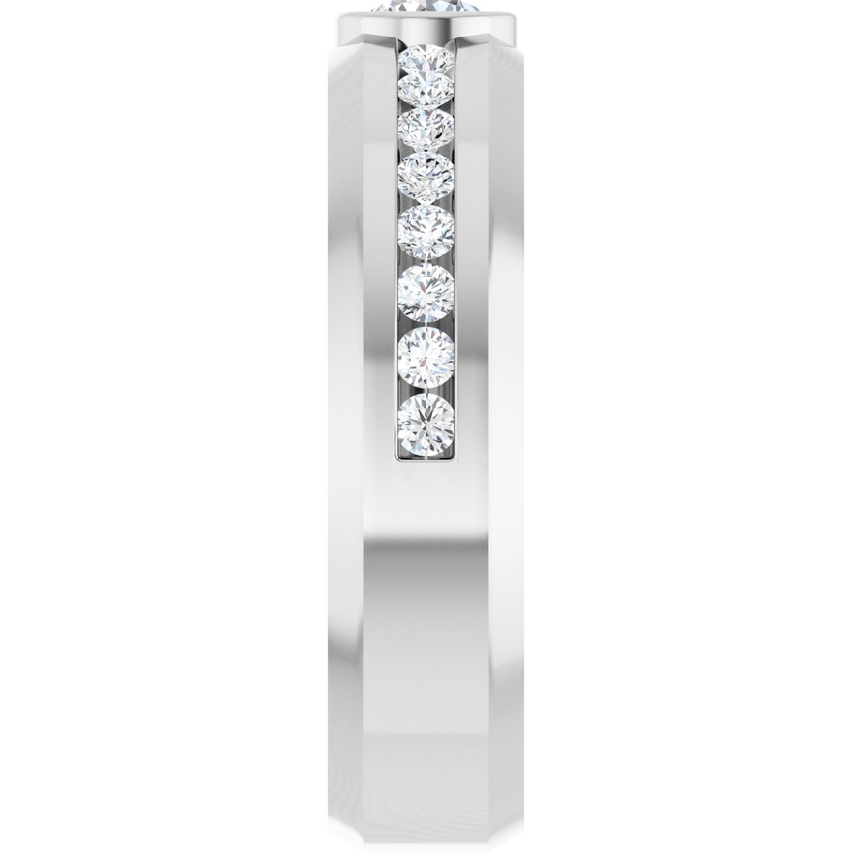 3/4 Ctw Lab-Grown Diamond Band - White Gold - Lab Grown Diamond