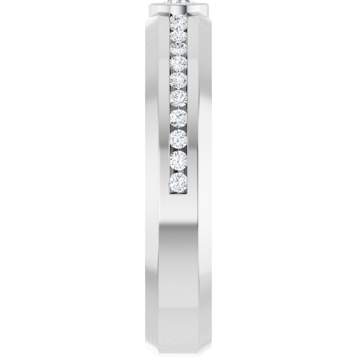 1/3 Ctw Lab-Grown Diamond Band - White Gold - Lab Grown Diamond