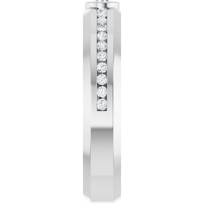 1/3 Ctw Lab-Grown Diamond Band - White Gold - Lab Grown Diamond