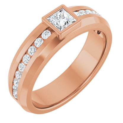 7/8 Ctw Square Lab-Grown Diamond Band