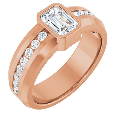 1 3/4 Ctw Emerald Lab-Grown Diamond Band