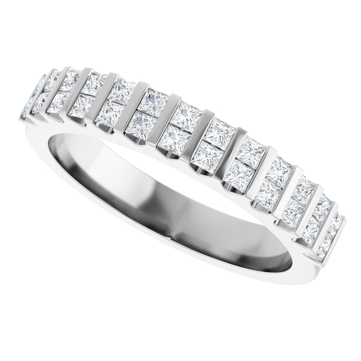 Anniversary Band Mounting - White Gold - Lab Grown Diamond