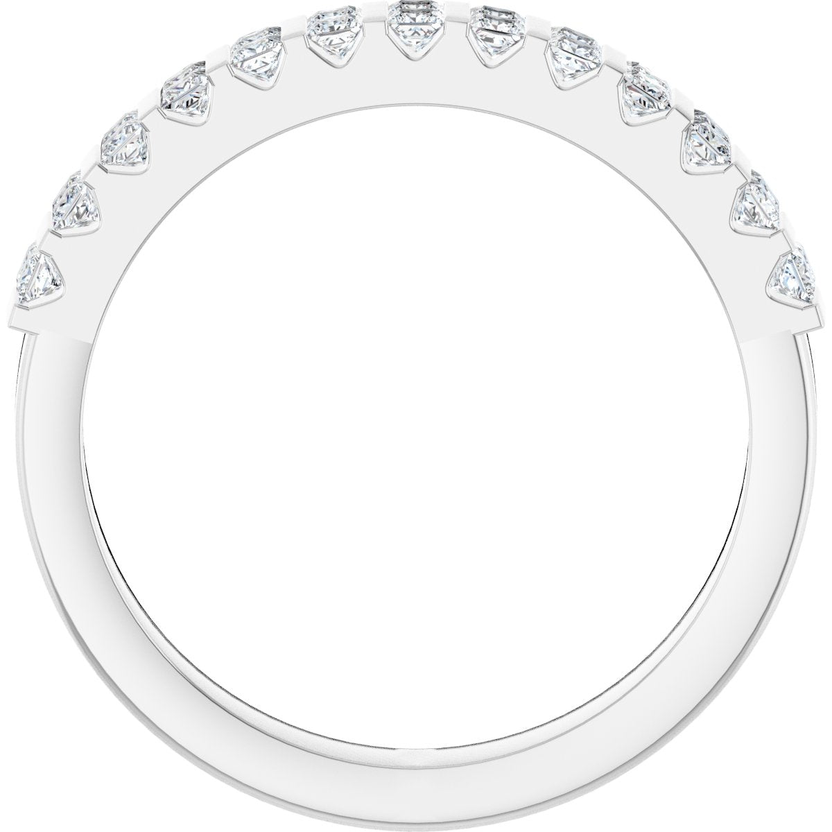 Anniversary Band Mounting - White Gold - Lab Grown Diamond
