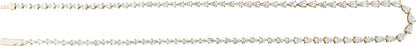 10 Ctw Pear Lab-Grown Diamond Line Necklace - Yellow Gold - Lab Grown Diamond