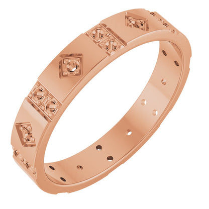 1/3 Ctw Lab-Grown Diamond Mens Accented Band
