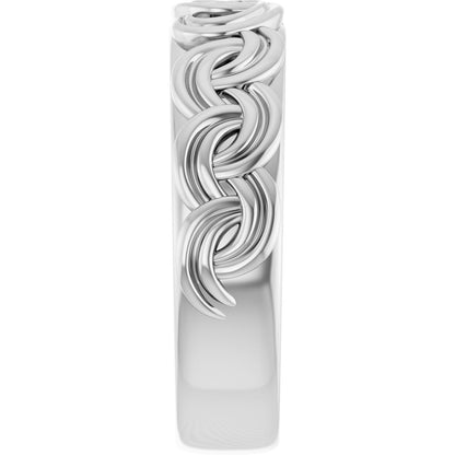 1/8 Ct Lab-Grown Diamond Band - White Gold - Lab Grown Diamond