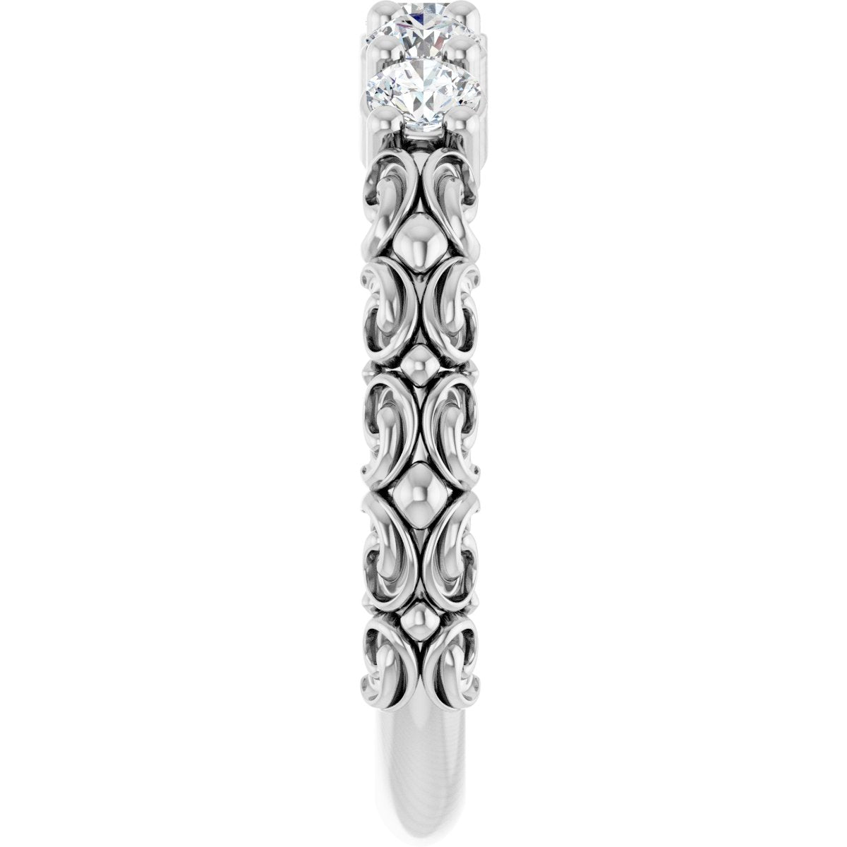 1/2 Ctw Lab-Grown Diamond Anniversary Band - White Gold - Lab Grown Diamond