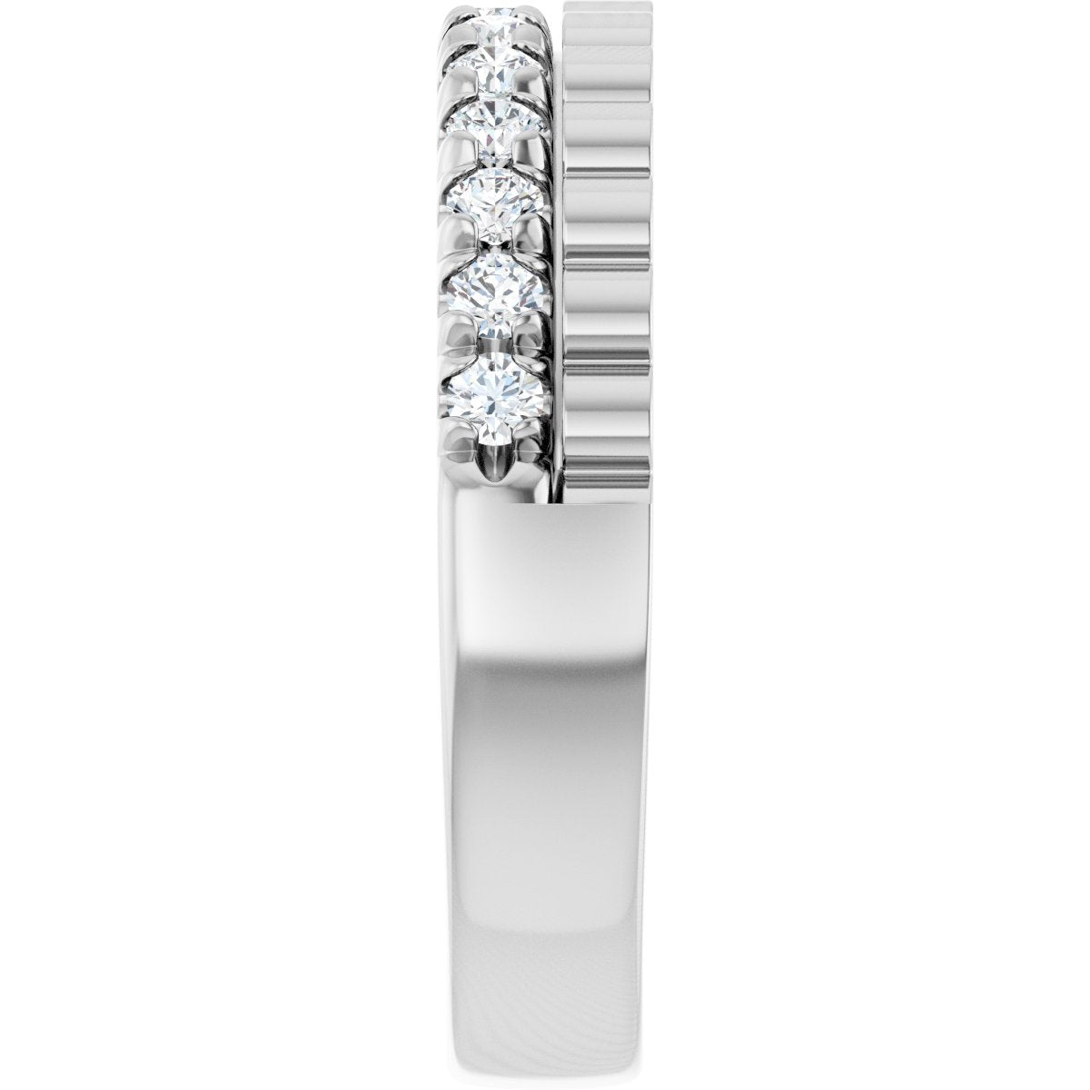 1/3 Ctw Lab-Grown Diamond Anniversary Band - White Gold - Lab Grown Diamond