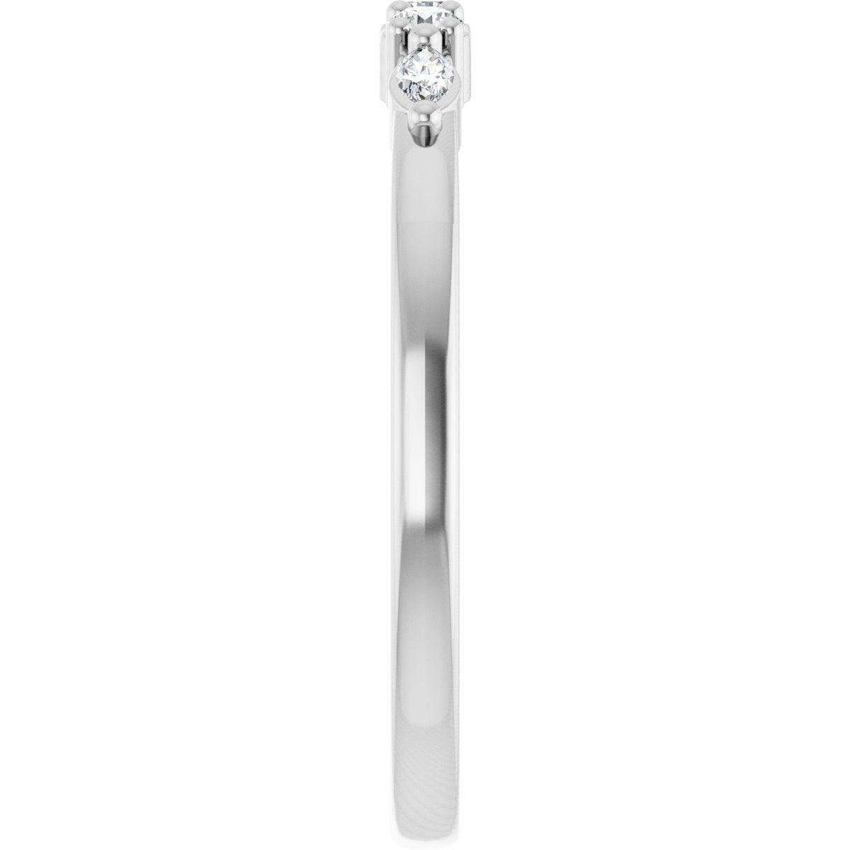 1/5 Ctw Lab-Grown Diamond Anniversary Band - White Gold - Lab Grown Diamond