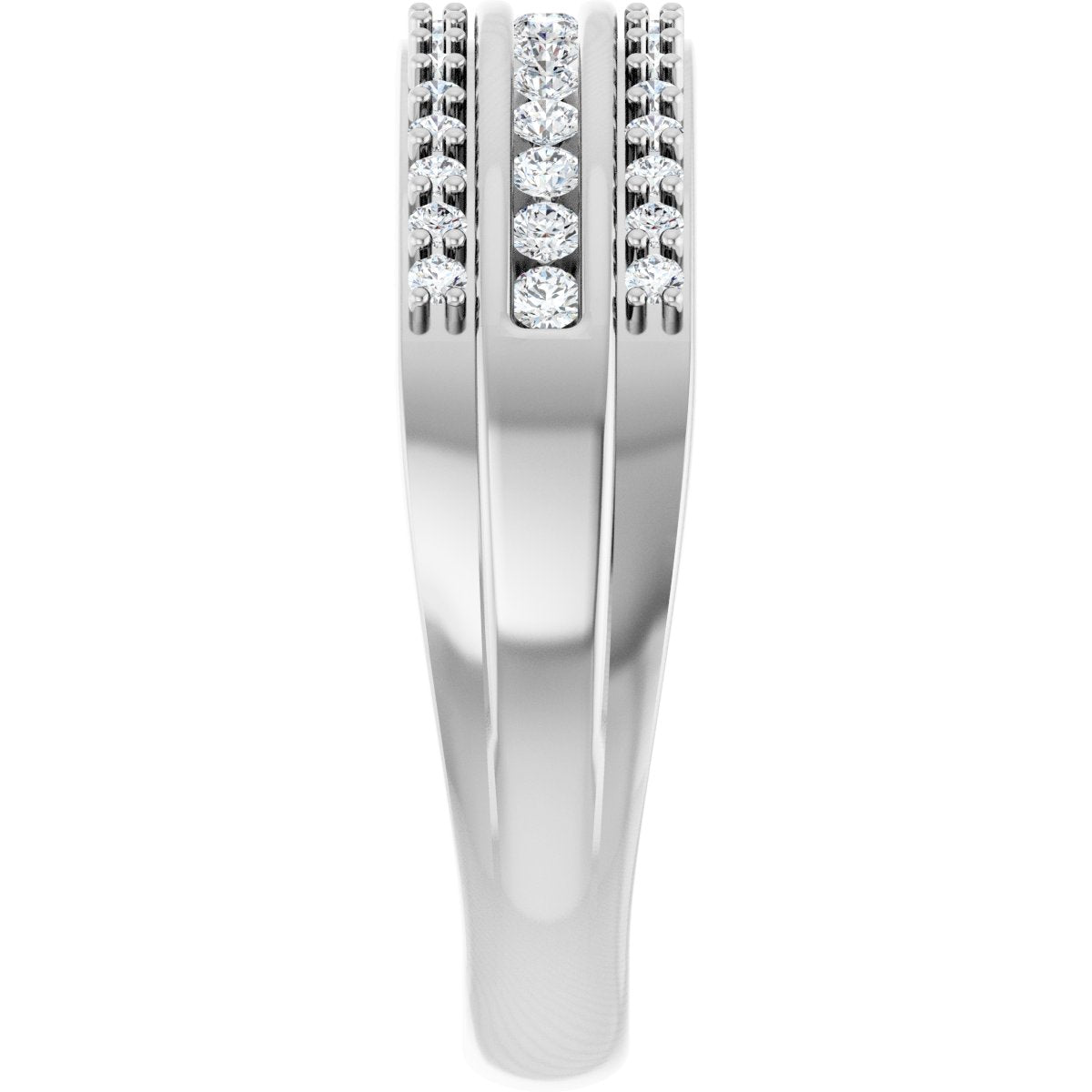 1/2 Ctw Lab-Grown Diamond Anniversary Band - White Gold - Lab Grown Diamond