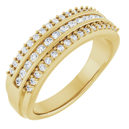 1/2 Ctw Lab-Grown Diamond Anniversary Band