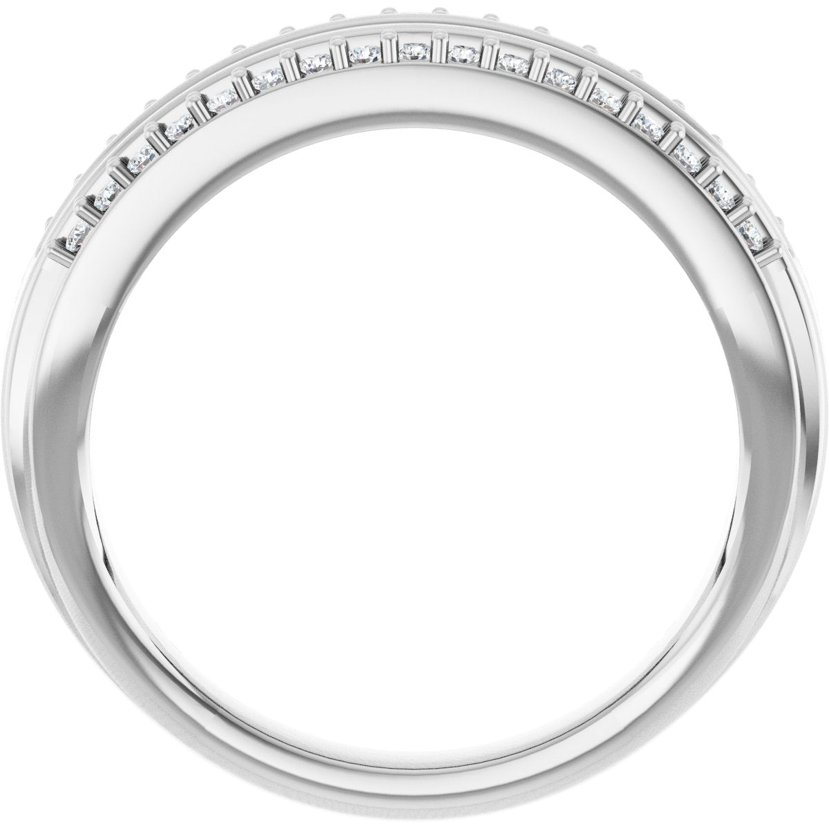 1/2 Ctw Lab-Grown Diamond Anniversary Band - White Gold - Lab Grown Diamond