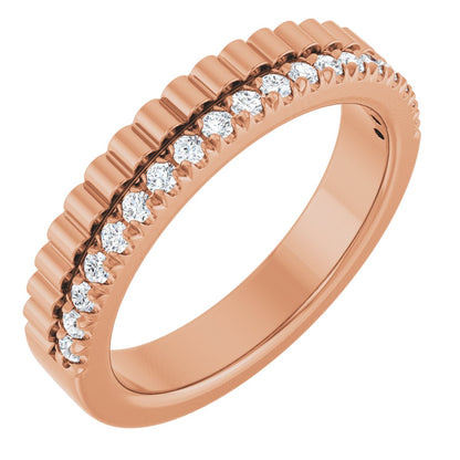 1/4 Ctw Lab-Grown Diamond Anniversary Band