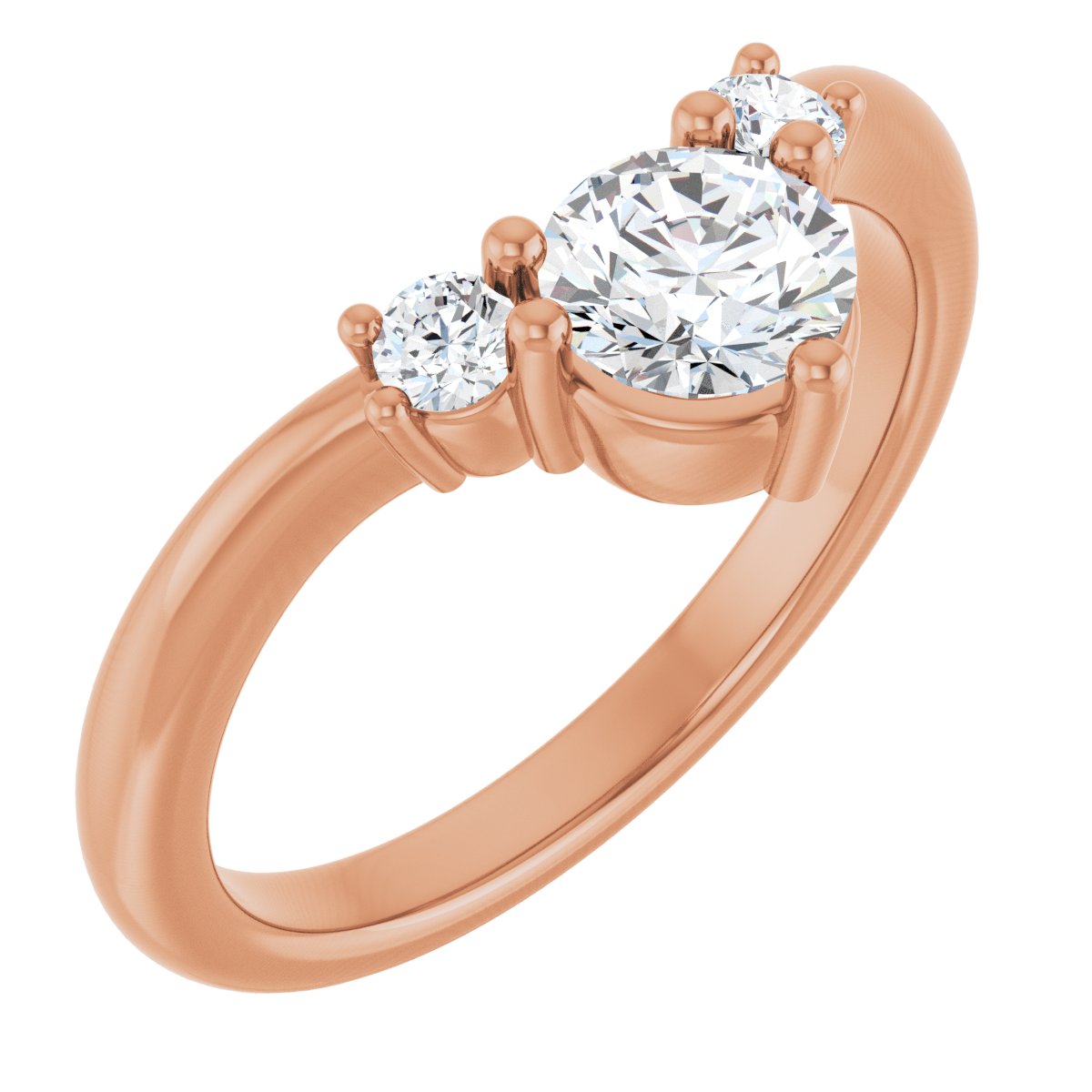 5/8 Ctw Lab-Grown Diamond Contour Band