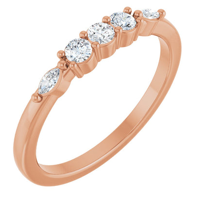 1/5 Ctw Lab-Grown Diamond Anniversary Band
