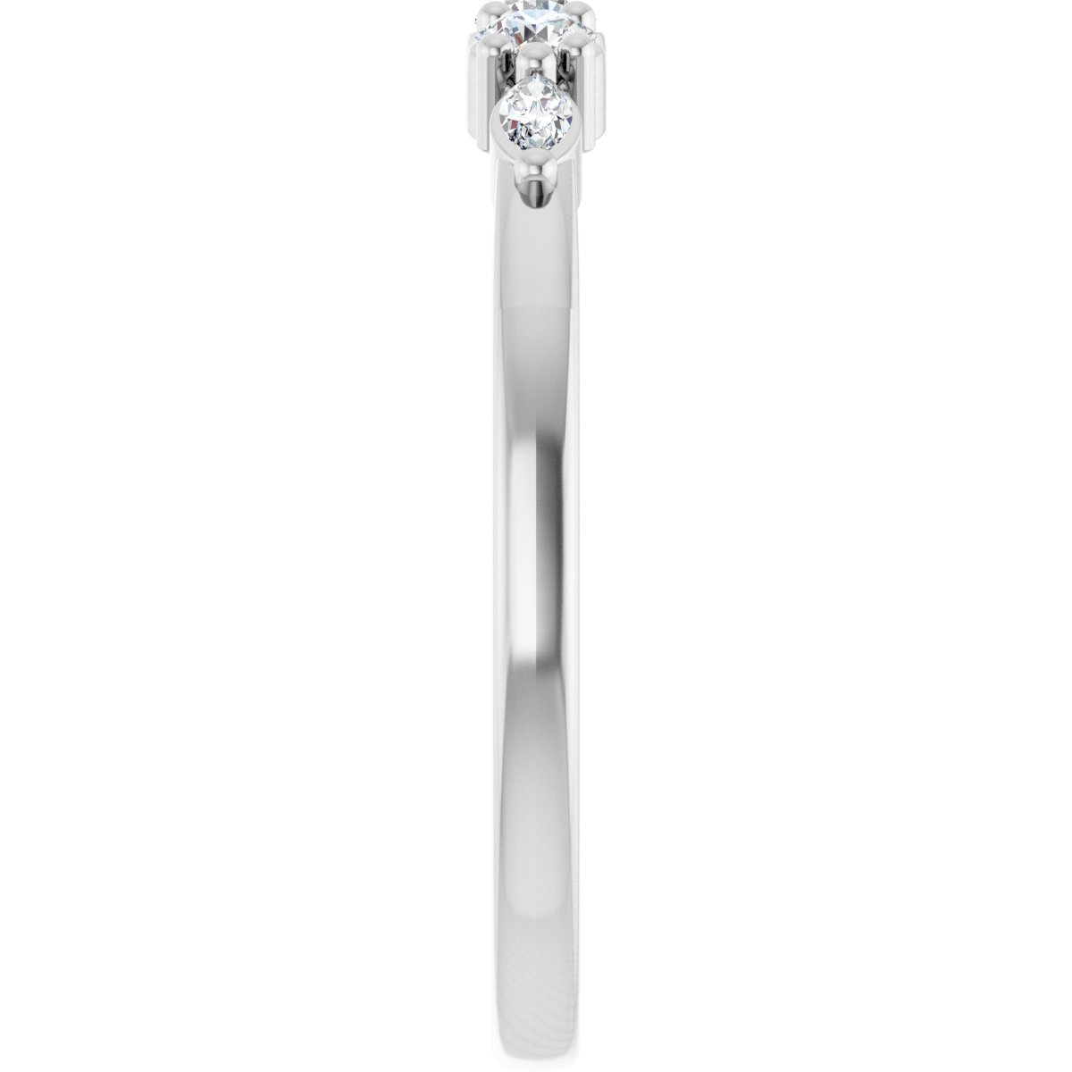 1/5 Ctw Lab-Grown Diamond Anniversary Band - White Gold - Lab Grown Diamond