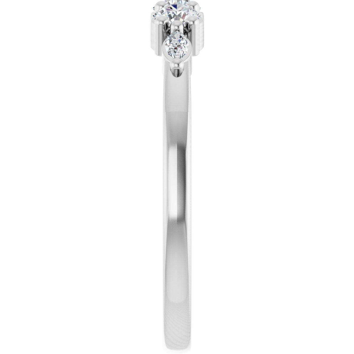 1/3 Ctw Lab-Grown Diamond Anniversary Band - White Gold - Lab Grown Diamond
