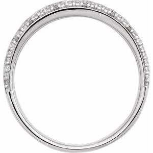 1/10 Ctw Lab-Grown Diamond Accented Band