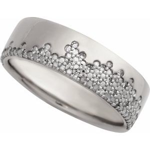 1/10 Ctw Lab-Grown Diamond Accented Band