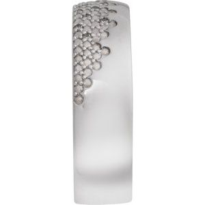 1/10 Ctw Lab-Grown Diamond Accented Band