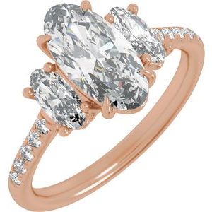 2 3/4 Ctw Lab-Grown Diamond Engagement Ring