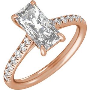 2 1/3 Ctw Lab-Grown Diamond Engagement Ring