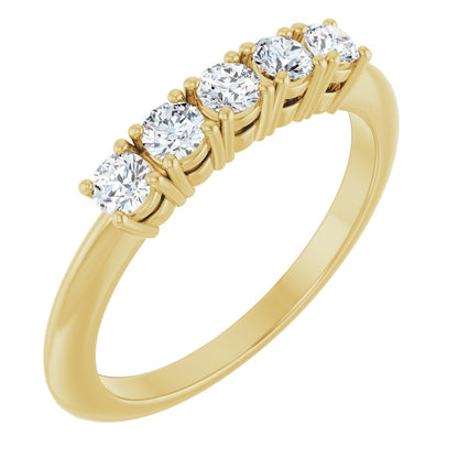 1/3 Ctw Lab-Grown Diamond Anniversary Band