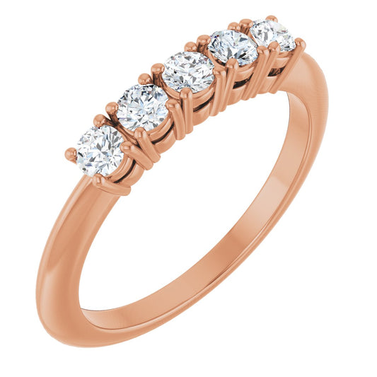 1/3 Ctw Lab-Grown Diamond Anniversary Band