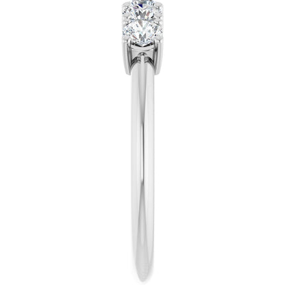 5/8 Ctw Lab-Grown Diamond Anniversary Band - White Gold - Lab Grown Diamond