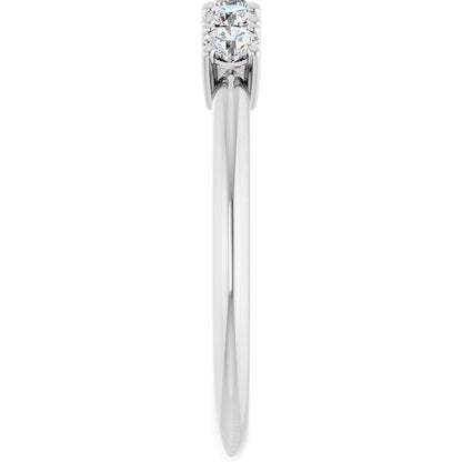 1/3 Ctw Lab-Grown Diamond Anniversary Band - White Gold - Lab Grown Diamond