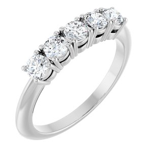 5/8 Ctw Lab-Grown Diamond Anniversary Band