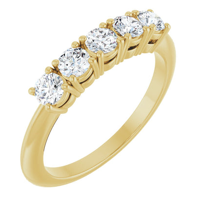 5/8 Ctw Lab-Grown Diamond Anniversary Band