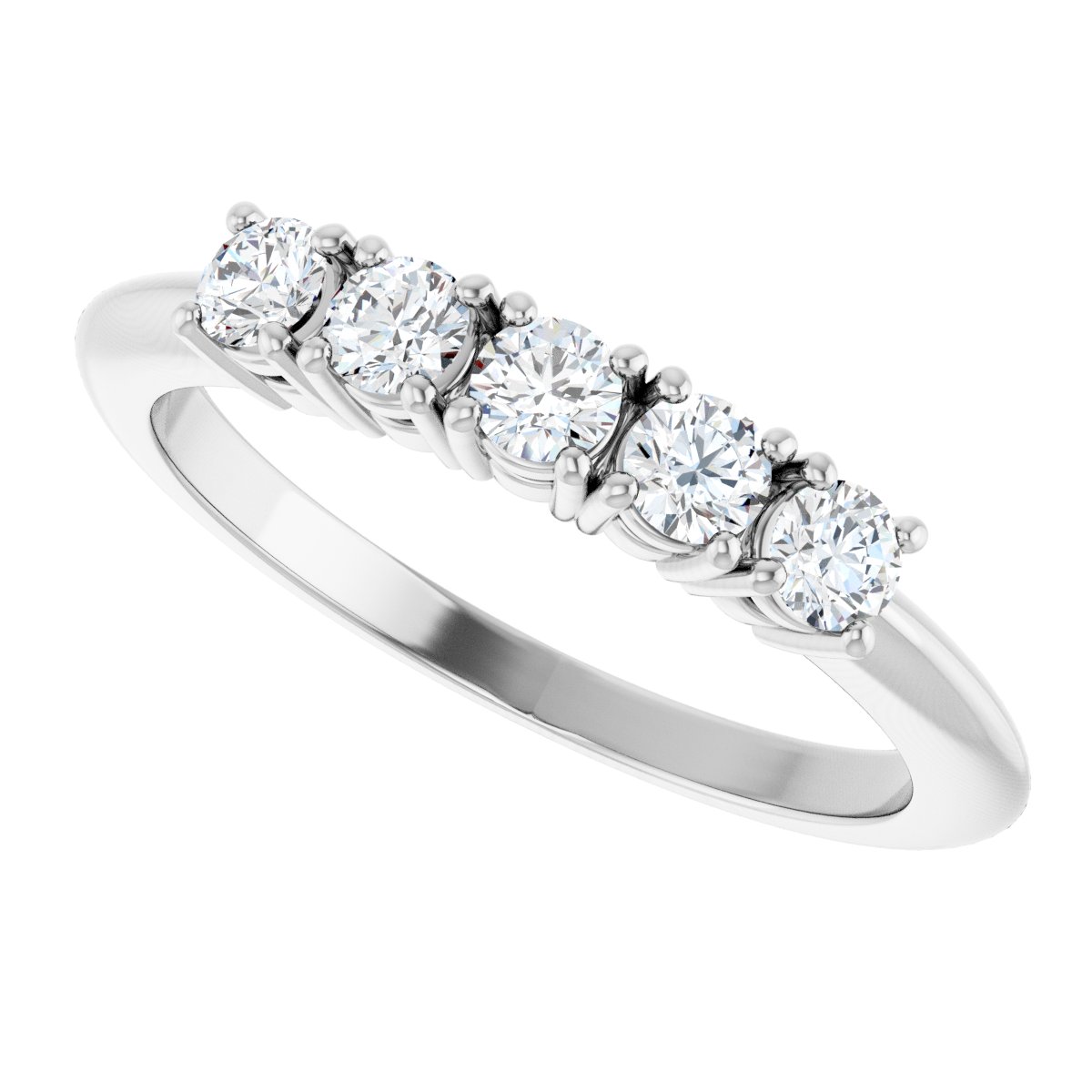 1/3 Ctw Lab-Grown Diamond Anniversary Band - White Gold - Lab Grown Diamond