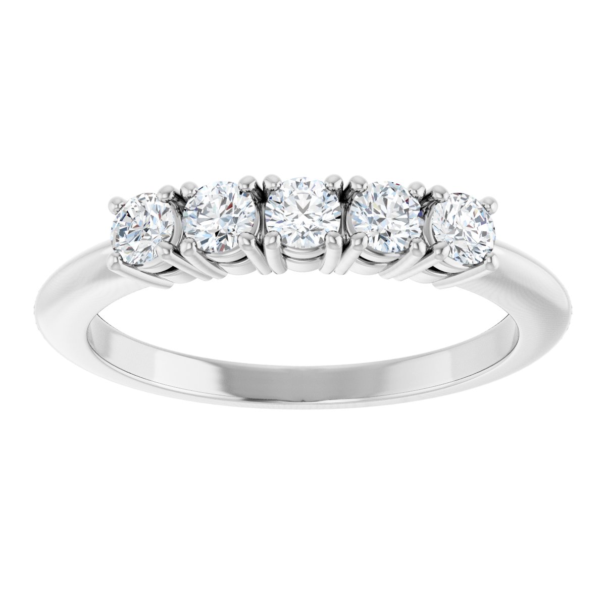 1/3 Ctw Lab-Grown Diamond Anniversary Band - White Gold - Lab Grown Diamond